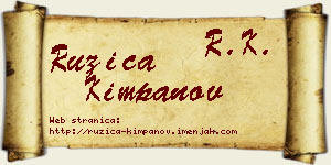 Ružica Kimpanov vizit kartica